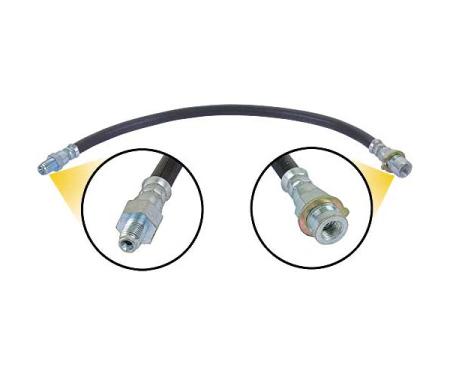 Ford Pickup Truck Front Brake Hose - Drum Brakes - 15 3/4 Long Including Threads - F2 & F3
