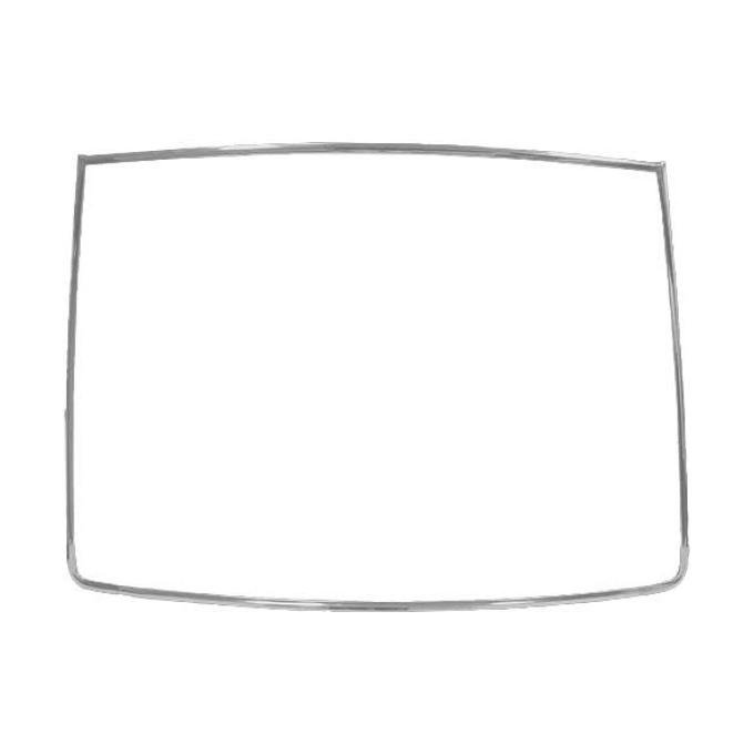 Ford Mustang Rear Window Moulding Kit - 6 Pieces - Fastback