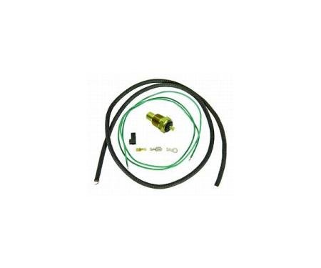 Firebird Coolant Temperature Sending Unit & Wiring Kit, For Cars With Gauges, 1967