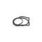 Chevy Weatherstrip, Rear Glass, 2 & 4-Door Sedan, 1956-1957