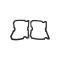 Chevelle Parking Light Lens Gaskets, Wagon, 1971-1972
