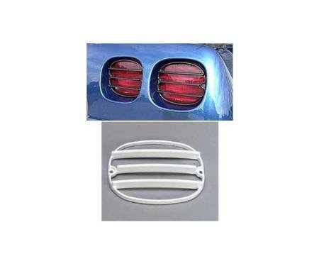 Corvette Taillight Louvers, Altec Phantom, Painted In Factory Colors, 1991-1996