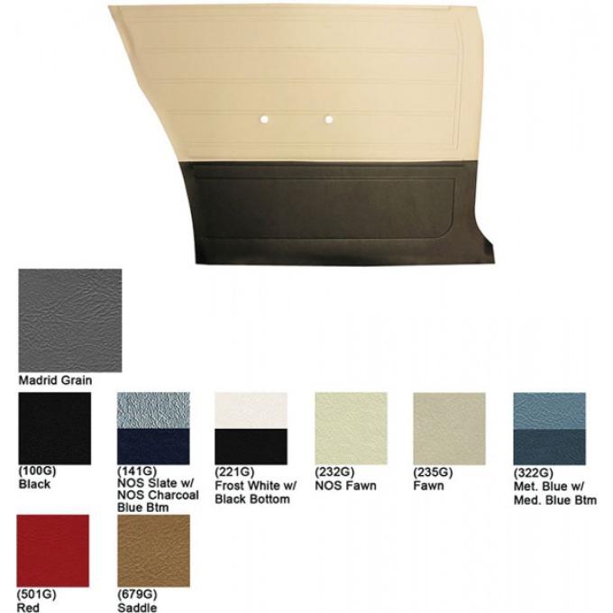 Legendary Auto Interiors Chevelle Rear Side Panels, Coupe, Show  Correct, 1965