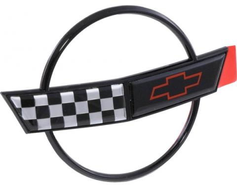 Corvette Hood Emblem, Front, Outer, 1991-1996