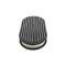 Finned Aluminum Air Cleaner, 15'' Oval With Black Finish, 1932-1985