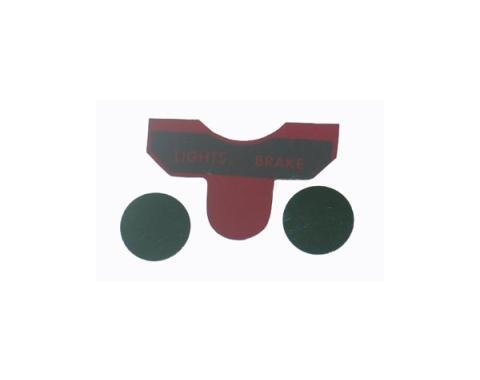 Corvette Lenses, Turn Signal/Brake 3 Piece Set, 1963-1967