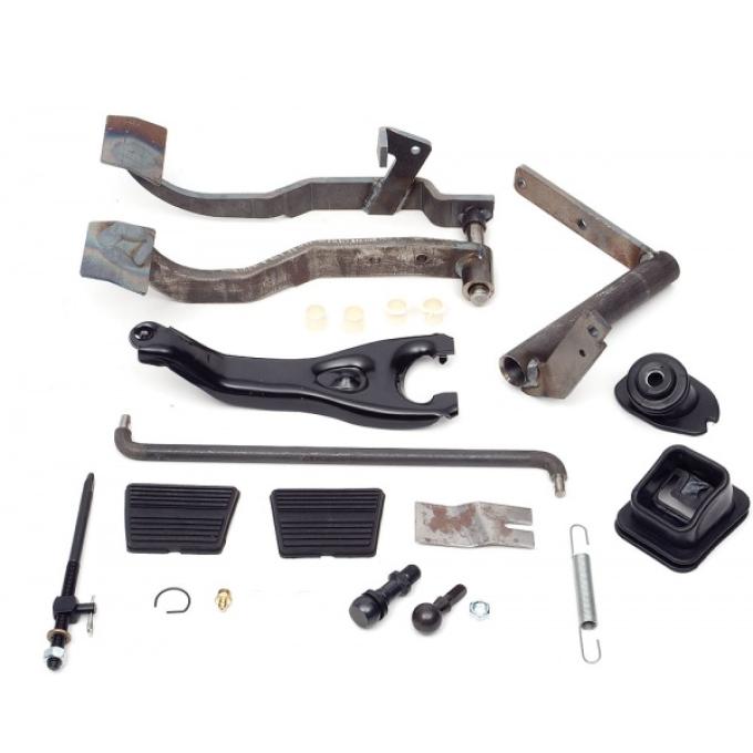 Chevelle Clutch Linkage Conversion Kit, Automatic To Manual Transmission, Small Block, 1964-1966