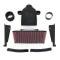 Corvette Air Intake System, Airaid, SynthaFlow, 2005-2007