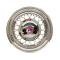 Ford Thunderbird Wire Wheel Cover Set, Set Of 5, Red Painted Accents, 1955