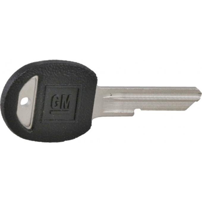 Corvette Door Key, Oval, Covered, 1971, 1975, 1979, 1984-1986
