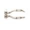 Corvette B&B Triflo Exhaust System, Bullet 3.5" Round Tips, 2005-2008