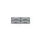 Full Size Chevy Exhaust Manifold Bolt French Lock Set, Stainless Steel, Small Block, 1958-1964