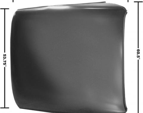 Redline Restomotive® 1968-1972 GM A-Body Fastback (Modify for Monte Carlo / Grand Prix / Cutlass) Complete Roof Panel