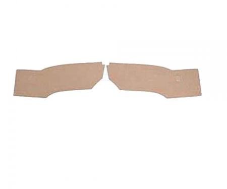 Chevy Cardboard Interior Quarter Panels, 2-Door Sedan, 1953-1954