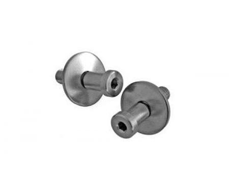 Nova Door Lock Striker, Stainless Steel, Pair, 1967-1979