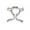 Corvette B&B Exhaust System, C5 Bullet Quad Round Tips, 1997-2004