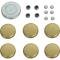 Ford Thunderbird Soft Plug Set, Brass, For 352 & 390 & 428 V8, 1958-66