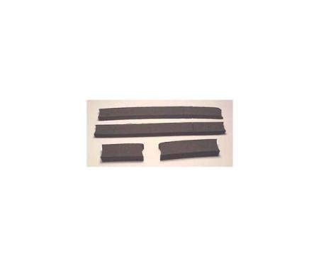 Corvette Radiator Support Seal Kit, L48 Or For Cars Without Air Conditioning, 1976Late-1978