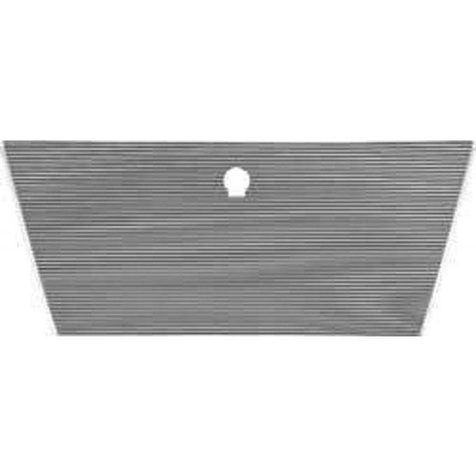 Full Size Chevy Aluminum Glove Box Door Fascia, Impala, 1961