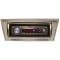 Chevy II-Nova Stereo Radio, KHE-100, AM/FM, Manual Tuning, Chrome Face, Chrome Bezel, 1966-1967