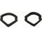 Chevy Truck Back-Up Light Lens Gaskets, Fleet Side, 1967-1972