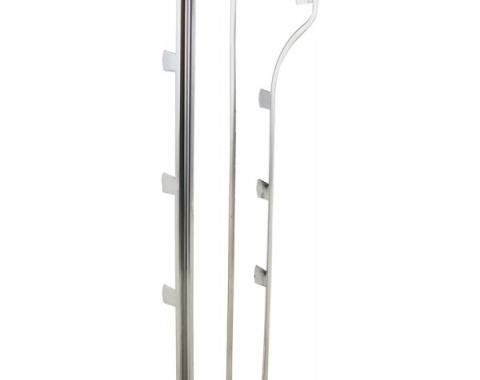 Chevy Truck Accelerator Pedal Trim, Stainless Steel,1967-1970