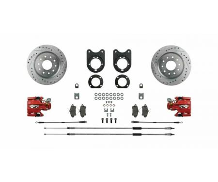 Big Brake Rear Disc Conversion, Staggered, 75-81