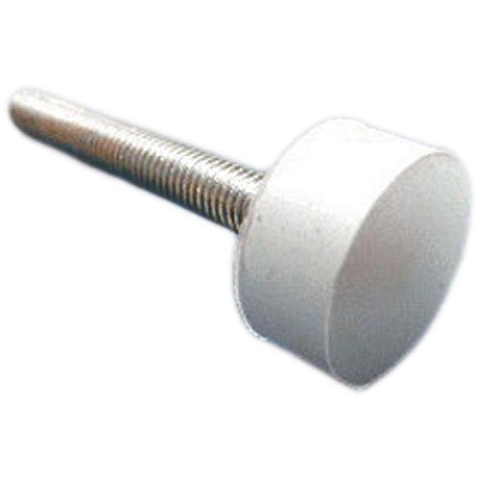 Corvette Hood Adjuster Bumper, Urethane, Front, White, 1997-2004