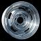 Corvette Rallye Wheel, Chrome 15X8, 1969-1982