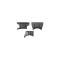 Camaro Console Mounting Brackets, 1970-1972