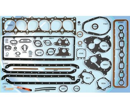 Chevy Or GMC Truck Engine Gasket Set, Complete, 216 & 235 CI, 1947-1953