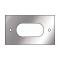 Emergency Brake Boot Trim Plate - Stainless Steel - Ford