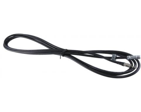 Corvette Antenna Cable, with Correct Nut, 1963-1966
