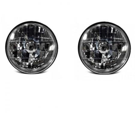 Corvette Headlight, 7 Inch Round White Diamond 1953-1958