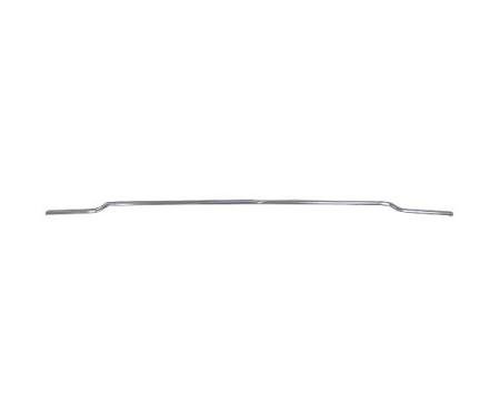 Ford Mustang Trunk Lid Moulding - Polished Aluminum - Coupe & Convertible