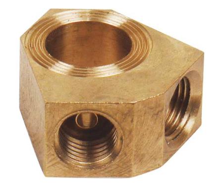Ford Thunderbird Brake Line Connector, Brass, 1958-60