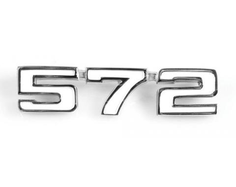 Camaro Fender Emblem, 572, 1969