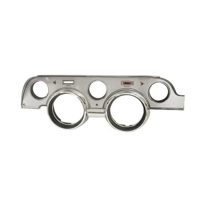 Ford Mustang Instrument Bezel - Brushed Aluminum Finish - Deluxe