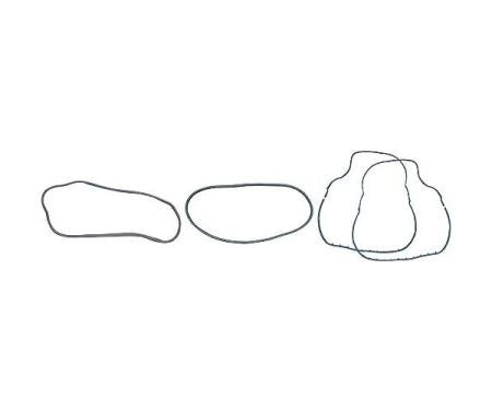 Ford Pickup Truck Cab Weatherstrip Kit - With Chrome