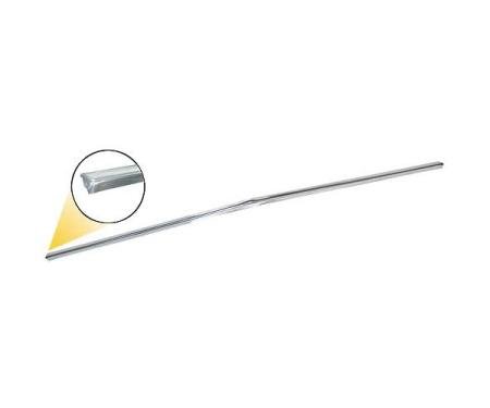 Ford Mustang Hood Moulding - Bright Metal - All Except Shelby GT350 Or GT500