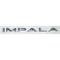 Full Size Chevy Front Fender Letter Set, Impala, 1965-1966