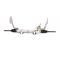 Flaming River 1957 Chevy Power Rack & Pinion Cradle Kit - Paintable Floor Shift Column