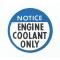Camaro Engine Coolant Only Decal, 1978-1982