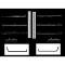 Corvette Body Molding Kit, Complete, 1985-1990