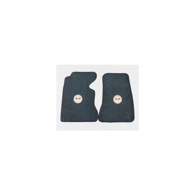 Auto Custom Carpet, Floor Mats, Tuxedo, With Logo| 35881 Corvette 1959-1962