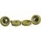 Chevy Radio And Tone Control Knobs, Ivory, 1951-1952