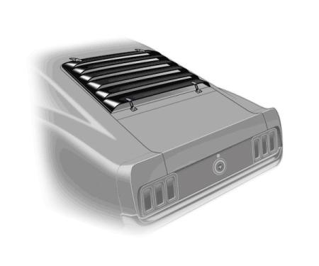 Ford Mustang Rear Window Louver Kit