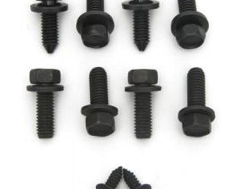 Redline Restomotive® 1970-1973 Chevrolet Camaro Bumper Bracket Bolt Kit, Front, Rally Sport (RS)