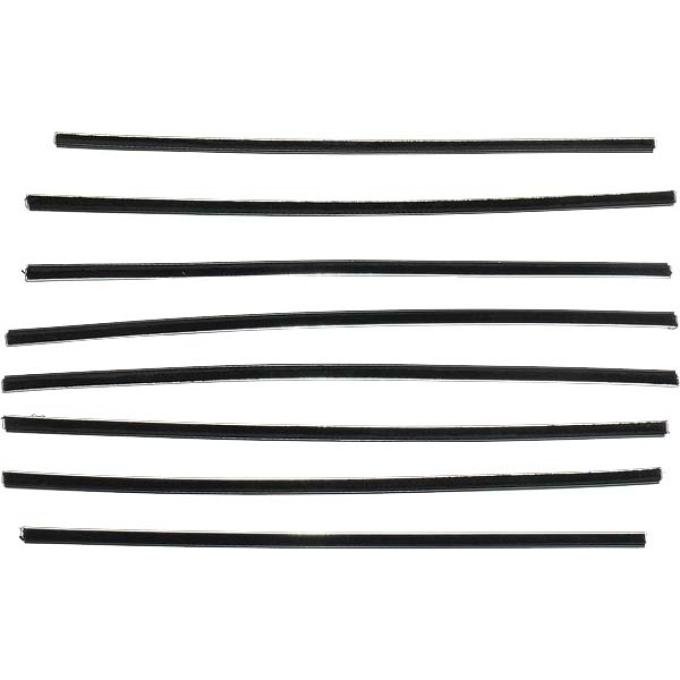 PUI 52-54 FORD 2 DR HTOP WIND 990855 | Belt Weatherstrip Kit/ 8 Pcs/ Ford 2dr Hardtop, 1952-1954