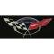 Corvette Trunk Lid Liner Set, Inner, With C5 Commemorative Edition Logo, Black, 3-Piece, 2004